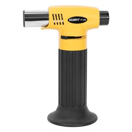 Solder-It Yellow Pro-Torch PT-200 | Mini Butane Torch Lighter | Compact Blow Torch, Soldering Tool, and Grill Lighter | Waterproof Piezo Electronic Ignition System | For Soldering, Brazing or Plumbing