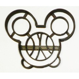 AJT MICKEY MOUSE HEAD PRETZEL SHAPE SNACK FOOD CARTOON COOKIE CUTTER PR3305