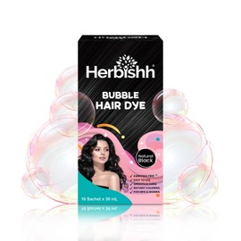 Herbishh Bubble Hair Dye Shampoo Instant Hair Color Foam 10pcs Hair Color Foam