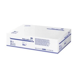 Peha-soft Nitrile Fino Size M 7-8 - 150 Gloves - Soft Nitrile Blue Without Latex Powder Free - Protective Disposable Gloves Made of Nitrile Rubber