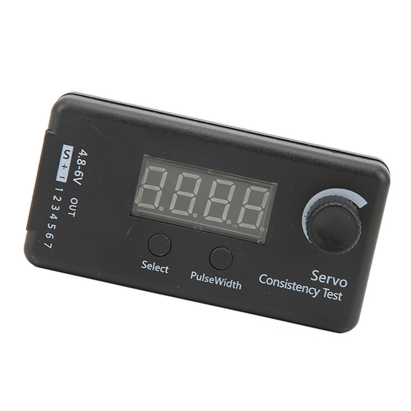 Digital Servo Tester 3 Modes High Accuracy Black Plastic Servo