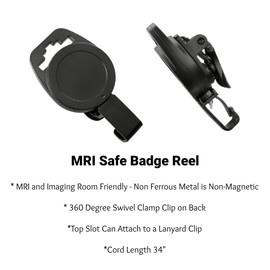 Skin Cell Badge Reel (MRI safe)