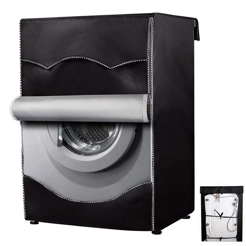 Washing Machine Cover,Washer/Dryer cover For Front-loading Machine Waterproof Dust-proof (XXL,