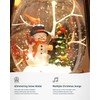 Snow Globe Christmas Decorations - Musical Christmas Snow Globes with
