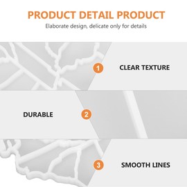 Gogogmee USA Map Silicone Mold for DIY Puzzle Making Educational Epoxy Mold for Craft Enthusiasts Easy Demoulding and Convenient Operation for Creative Crafts