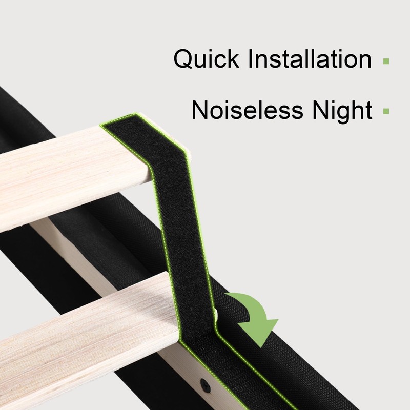 Feonase Full Size Bed Frame with Charging Station, Upholstered Platform