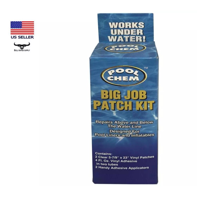 PoolChem Swimming Pool Vinyl Liner Adhesive Repair Patch Kit -