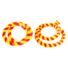 Hub cleaning rings WÜMA red/yellow Set (Front & Back) for Simson Hub 168 mm, 560 mm Lang