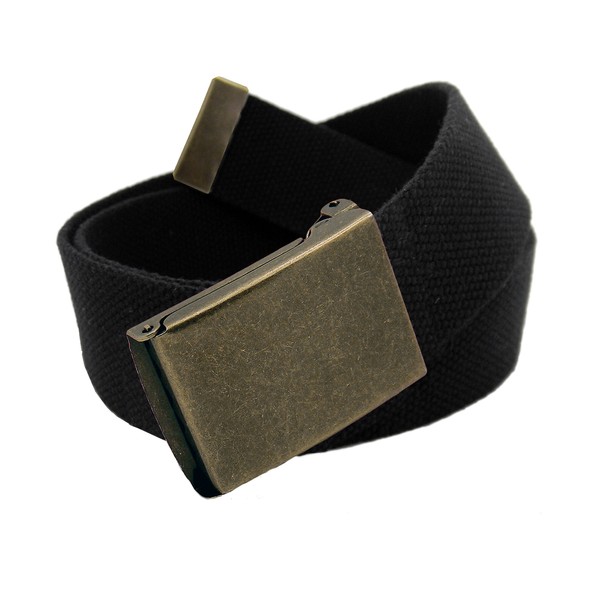 Build A Belt Antique Gold Flip Top Buckle with Adjustable