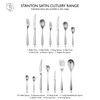 Robert Welch Stanton Satin Long Handled Spoon, Set of 4.