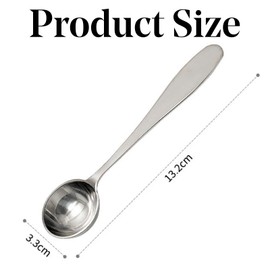 1 PCS Kitchen Measuring Spoon 5ML,Stainless Steel, Tea Spoon, Tea Scoop, Teaspoon Measuring Spoons, Metal Measuring Spoons (Silver)