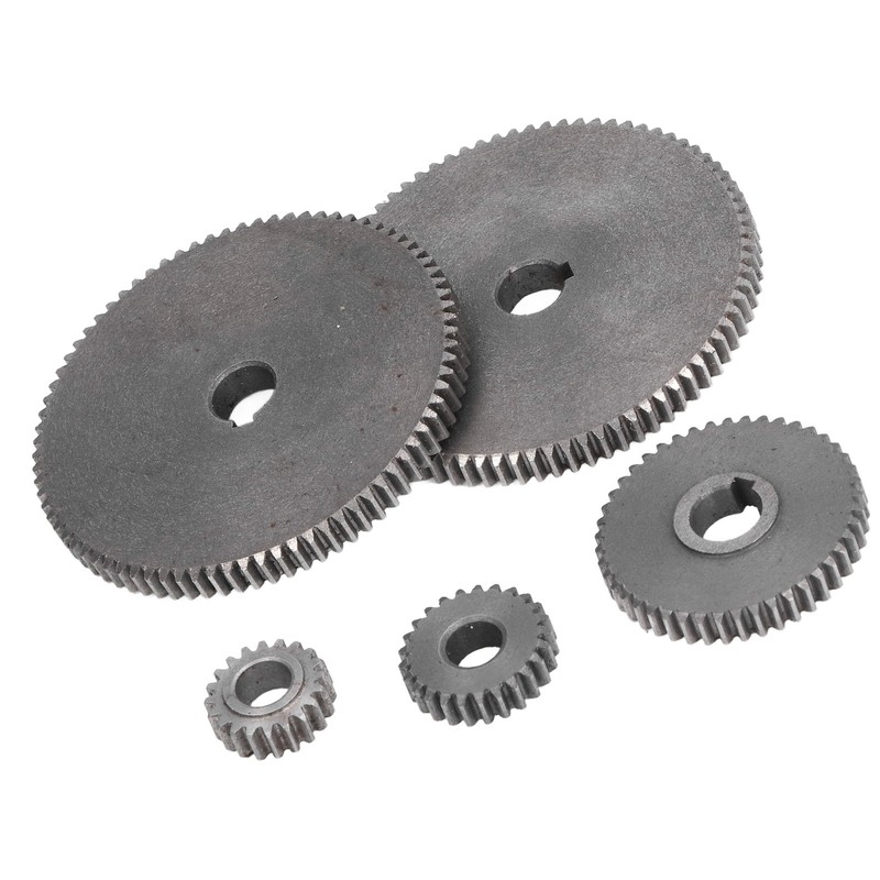 5Pcs Lathe Gear Metal Mini T80 T45 T25 T20 Accessory