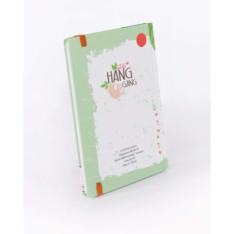 NICI 43481 Notebook with Hard Cover Hang Gang 14 x