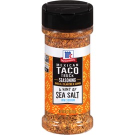 McCormick A Hint of Sea Salt Mexican Taco Truck Seasoning, 4.27 oz