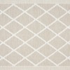 Martha Stewart Miles Modern Diamond Anti-Fatigue Air-Infused Kitchen Mat, Beige,