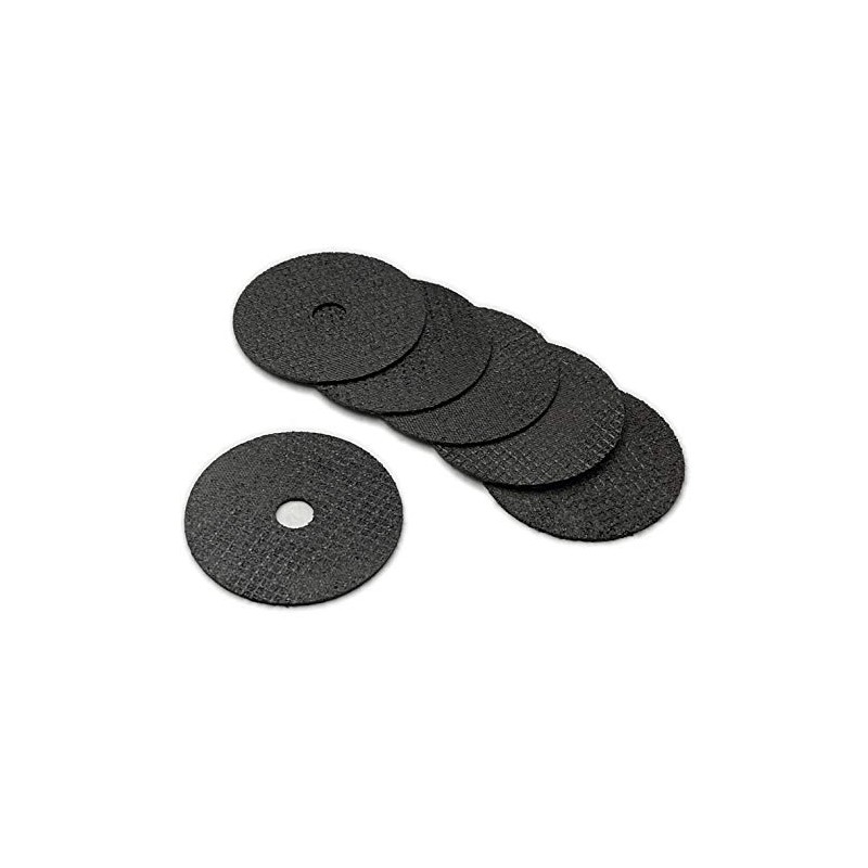 JOUNJIP 2" Inch Black Metal Cutting Discs - 6-Pack, Fits