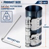 6”Piston Ring Compressor, Adjustable Ratchet Piston Installer Tool Removal Tool