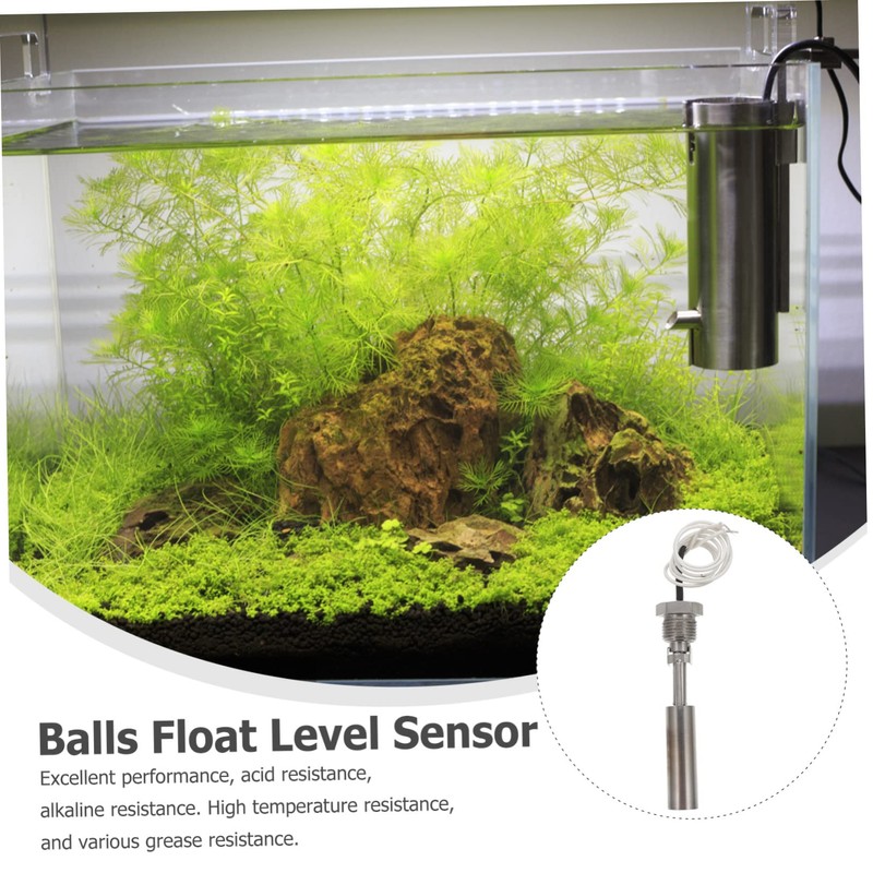 STOBAZA 2pcs Stainless Float Aquarium Liquid Level Sensor Tank Balls