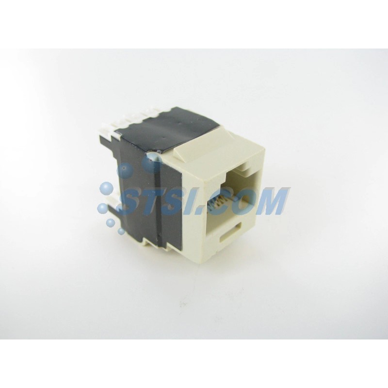 Panduit NK6X88MEI NetKey Cat6a Jack Module, Ivory ~STSI