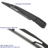 Shopauto Rear Windshield Wiper Arm Blade Assembly Kit Compatible with