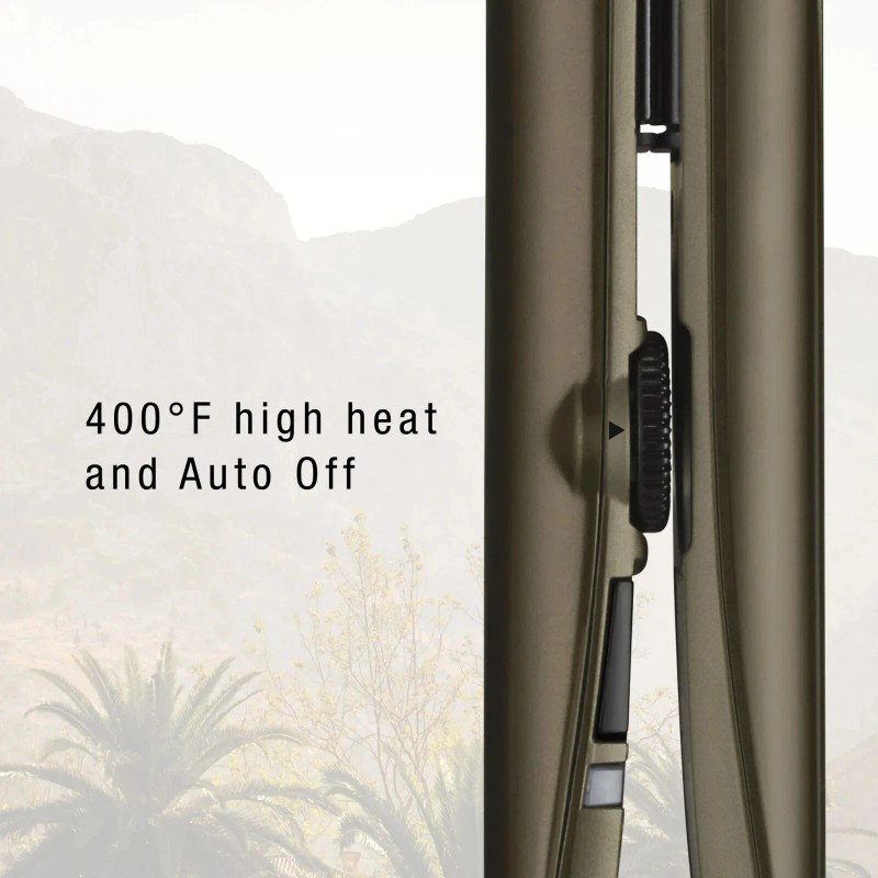 Conair Wild Primrose Professional 1" Ceramic Flat Iron Straightener Brown