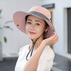 Women's Summer Sun-Hat Ponytail - Outdoor UV-Protection Mesh Wide Brim