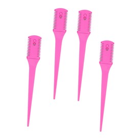 WOONEKY 4pcs Hair Cutting Combs Lightweight Hair Thinning Portable Double-edge Combs and Easy Use