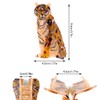 Tiger Design Hair Claw Clip,Animal Acetate Material Hair Accessory for