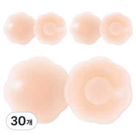 Irop Sanghoe Men's Confidence Nipple Band Flower Type Pink, 30 Pieces / 이롭상회 남성용 자신감 니플밴드 플라워형 핑크, 30개