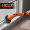 Alloyman 1200RPM Electric Scrubber for Floors,Walls - Replaceable Battery Design