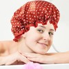 Women's Shower Cap, 2 Pieces Shower Caps, Waterproof Shower Cap,