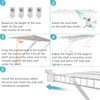 12 Inch Wire Shelf Brackets Set, 4 Wire Rack Support