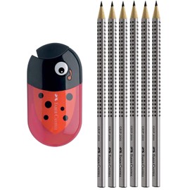 Faber-Castell 183526 Double Sharpener Beetle Including Eraser