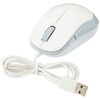 Elecom M-Y9UBWH Blue LED Mouse, EPRIM, Wired, 5 Buttons, White