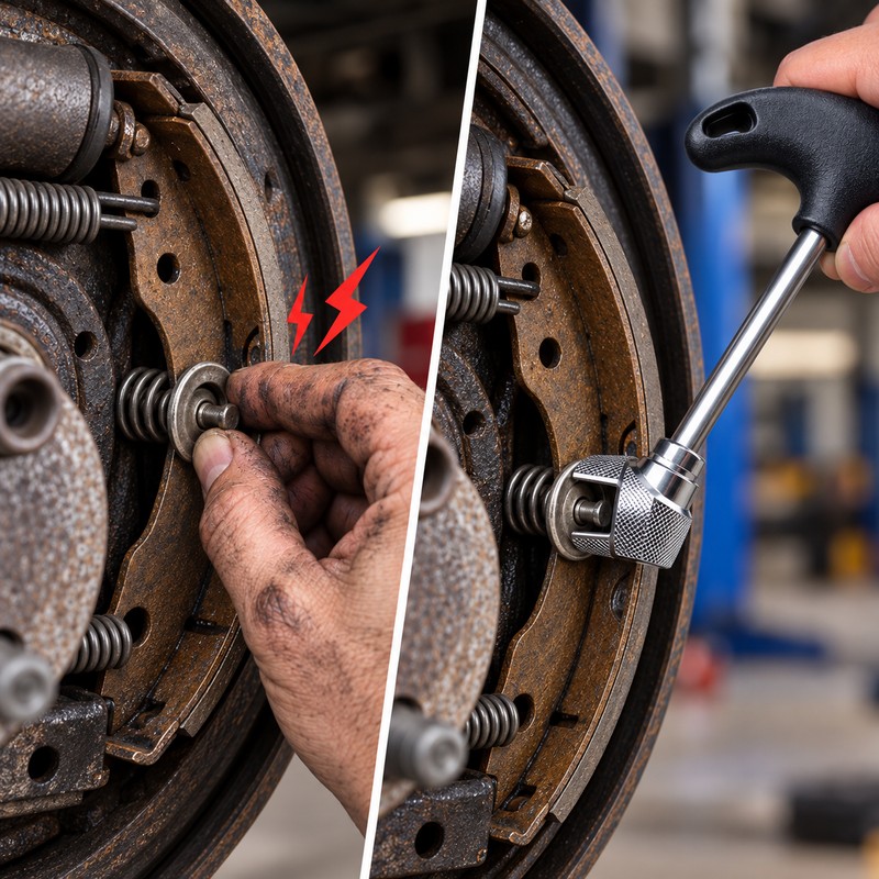 Drum Brake Spring Compressor Tool – Brake Spring Retaining Washer
