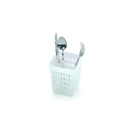 Single Cutlery Basket Cutlery Holder Square White