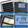 Solar Street Light with Motion Sensor, Solar Lights Outdoor Waterproof
