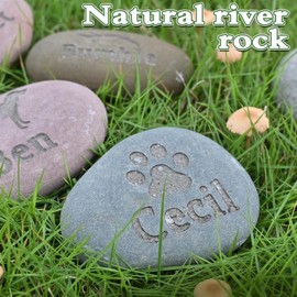 Eremovd Snake Memorial Stone River Rock | Snake Lover Gift | Snake Memorial | Snake Headstone | Snake Keepsake | Snake Remembrance Gift | Bereavement Gift for Loss of Snake