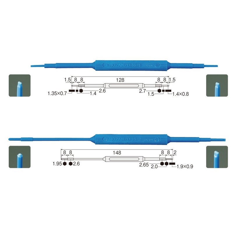 Hozan D-16 Core Alignment Driver Set