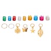 Dreadlocks Jewelry Hair Braiding Beads Alloy Dreadlocks Cuff Ring Hair