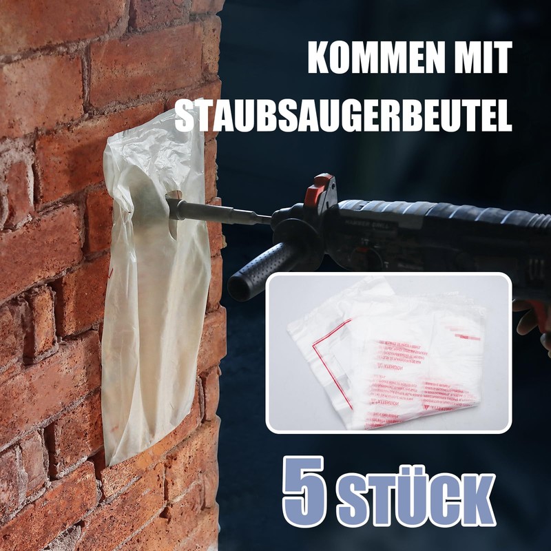 38 mm Drill Bit Set with SDS Plus Adapter 110