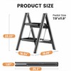 SOLADDER Step Stool, 2 Step Ladder with Anti-Slip and Wide