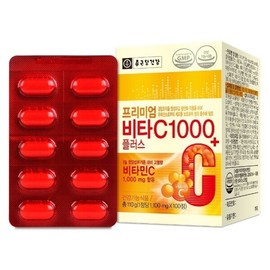 Chong Kun Dang Health Premium Vitamin C 1000 Plus 1 box 100 days worth 542689 / 종근당건강 프리미엄 비타민C 1000 플러스 1박스100일분 542689