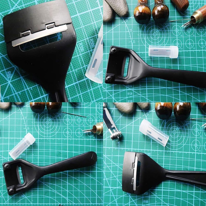 Metal Leather Skiver, Leather Edge Skiver, Sharp Skiver with Comfortable