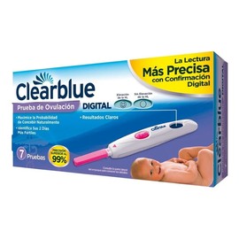 Prueba de Ovulación Digital | Clearblue 7 Unidades | 99% de Precisión