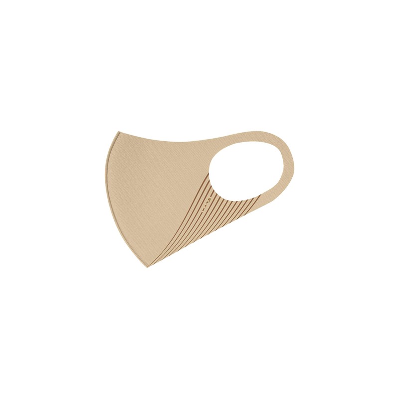 Kate Small Face Silhouette Mask, Light Beige, Washable and Reusable,