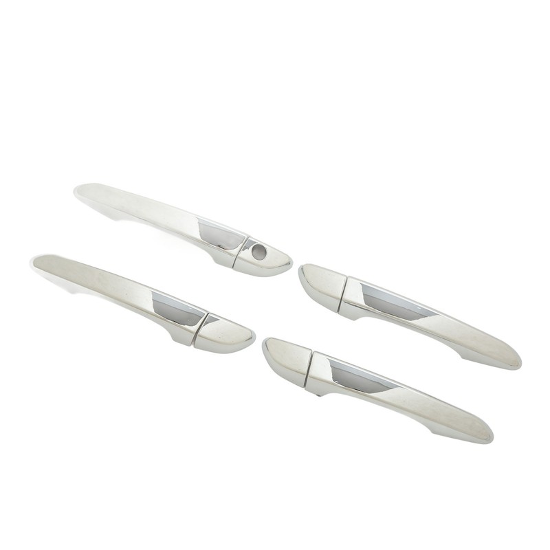 Car Outside Door Handle Cover with Caps Mirror Chrome Replacement