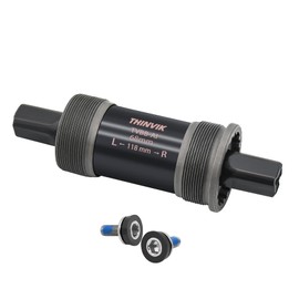 Thinvik Square Tapered Bottom Bracket - 68mm English BSA Compatible with Shimano BB-UN26/BB-300/BB-100/BB-101, 68mm x 108 110 113 116 118 122.5 127