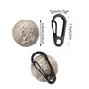 Swatom Mini Alloy Carabiner Clip Tiny Spring Snap Hook Carabiners