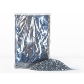 Glitter Powder 100 g - Cosmetic Quality for Body, Nails & Decoration (Aceiling Grey)